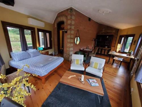 The Front Porch Room of a 140-Year-Old Victorian House