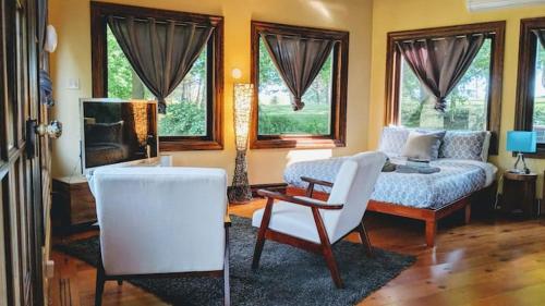 The Front Porch Room of a 140-Year-Old Victorian House