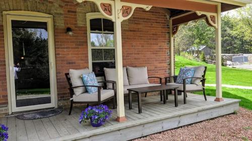 The Front Porch Room of a 140-Year-Old Victorian House