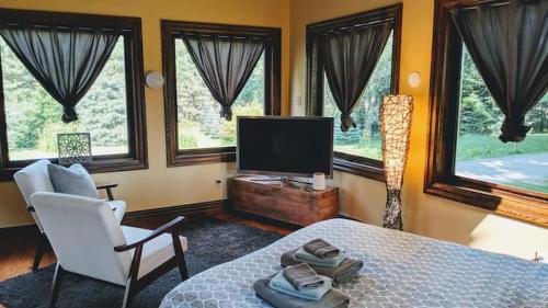 The Front Porch Room of a 140-Year-Old Victorian House