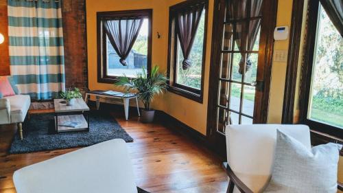 The Front Porch Room of a 140-Year-Old Victorian House