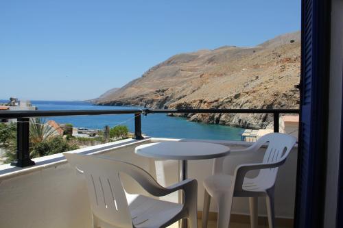 Balcony/terrace, Hotel Stavris in Sfakia