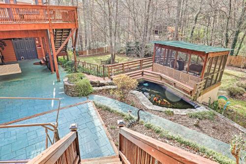 Asheville Mountain Getaway with Patio and Koi Pond! in Asheville, USA
