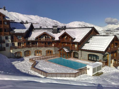Apartment Les Alpages du Corbier-1 by Interhome in Le Corbier