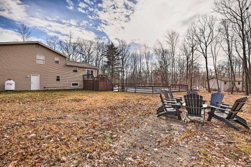 Modern East Stroudsburg Home w/ Pool + Fire Pit in Marshalls Creek