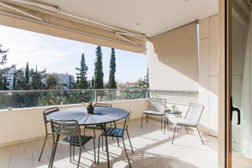 parveke/terassi, Exquisite 2BR Apartment in Agia Paraskevi by UPSTREET in Agia Paraskevi