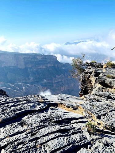 Stone rest house jebel shams photo