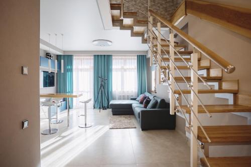 rider's apartment with ski jump panorama