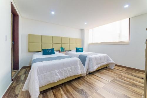 3 twin beds