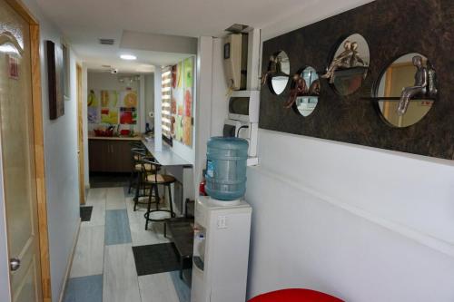 Konyha, Hostal del Viajero in Playa Ancha