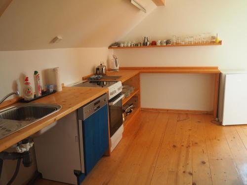 Kitchen, Penzion Caslava in Nove Mesto Na Morave