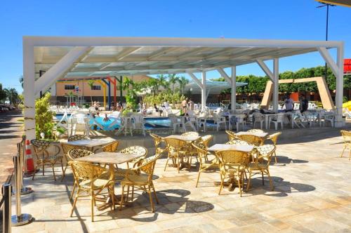 Étterem, diRoma Fiori Resort Caldas Novas in Solar de Caldas