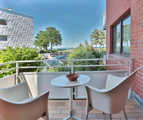 Terraza/balcón, Strandburg Strandburg Appartement 2 in Scharbeutz