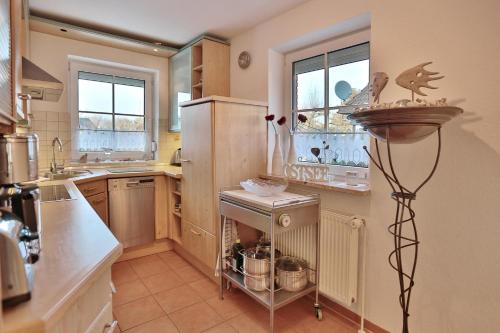 מטבח, Ferienhaus Waldstraße Ferienhaus Waldstrasse in Scharbeutz