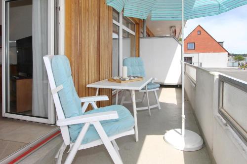Balcony/terrace, Strandperle Strandperle Appartement 107 in Haffkrug