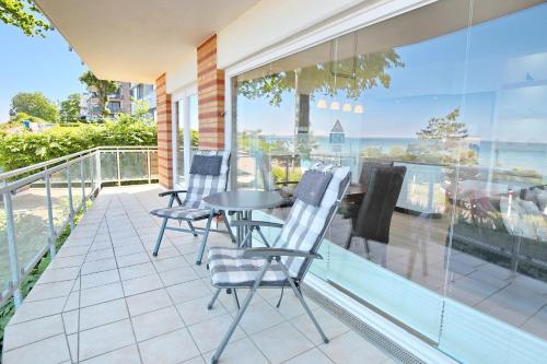 Balcony/terrace, Haus Montemare Haus Montemare Appartement 1 in Scharbeutz