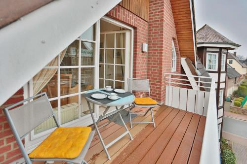 Balcony/terrace, Haus Parkblick Parkblick Appartement 11 in Scharbeutz