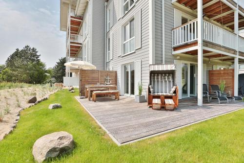 Balcony/terrace, Haus Meeresbrise Haus Meeresbrise Appartement 1 in Haffkrug