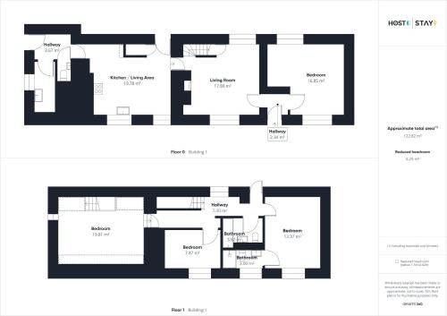 Korruste plaanid, Host & Stay - Middle Farmhouse in Lythe