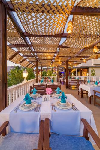 ห้องอาหาร, Justiniano Deluxe Resort in อลันยา