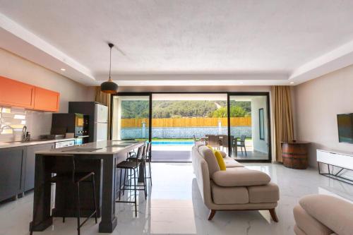 Luxurious Villa with Private Pool and Jacuzzi in Kas, Antalya