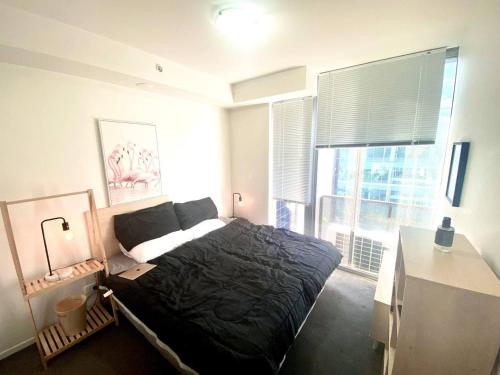 A cozy bedroom in the heart of melbourne