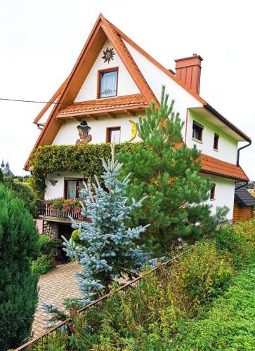A szálláshely kívülről, Dom Sosenek in Czorsztyn