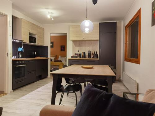 Kitchen, Tankavaara Gold Village in Sodankyla