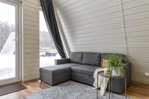 Уютные домики A-Frame с банным комплексом