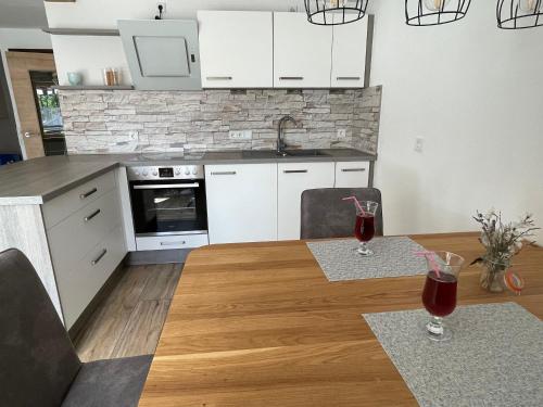 Konyha, Ferienwohnung Falkenstein in Rettenberg