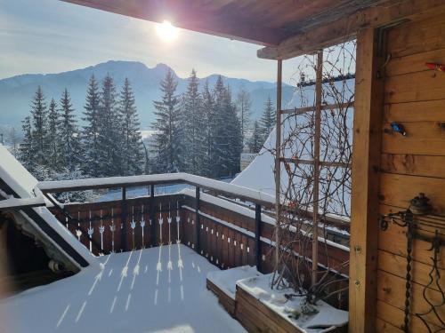 Three-Bedroom Apartment with Terrace and Mountain View