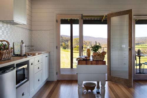 virtuve, Fellcroft Farmstay in Lancefield