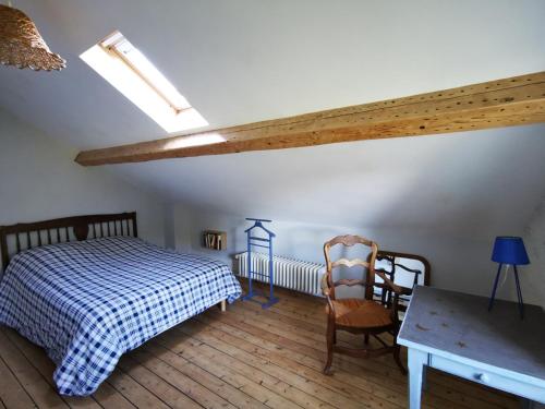 Le Clos de la Borde, Chambre bleue chambre d'hôte Les chambres de la Weiss