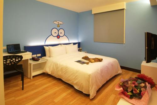 1 double bed