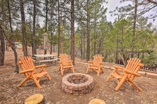 Show Low Cabin with BBQ and Fire Pit Pets Welcome! - Show Low