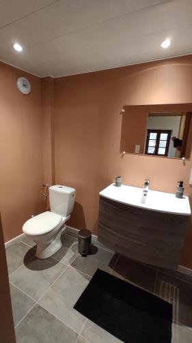 Bathroom, Studio chaleureux dans les monts du Forez in Essertines-en-Chatelneuf