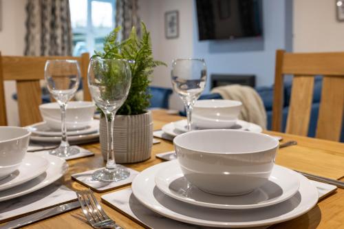 Iekārtas, Caer Fedwen Barns Clwyd Cottage Two Bed, Barn Conversion with Private Hot Tub in Llandyrnog