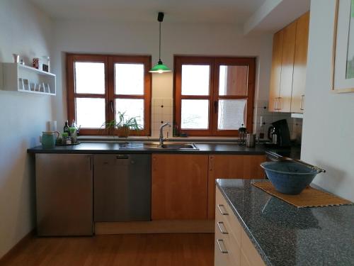 Konyha, Ferienwohnung Crusilla in Langdorf