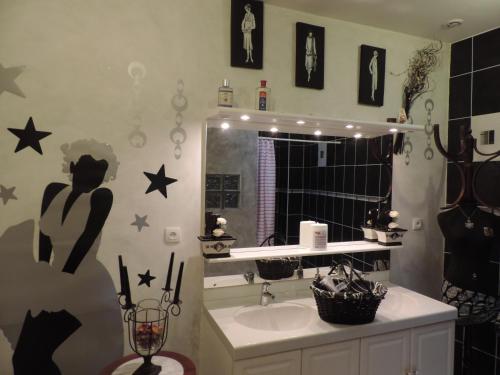 Fürdőszoba, Villa Roland en Bourgogne in Chagny