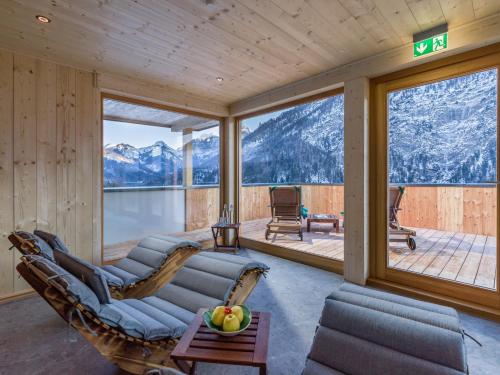 桑拿, Berg'k'hof Kaisertal - Alpine Hideaway in 埃布斯