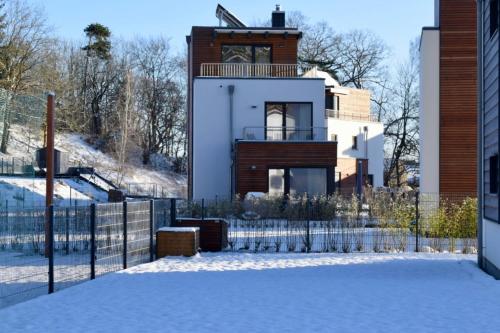 Modernes Ferienhaus mit Kamin und Sauna am Altdorfer See, Hunde sind herzlich Willkommen