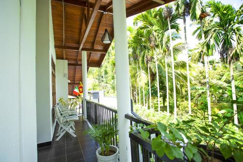 ระเบียง/ชานเรือน, Villa Sole in พาลเลเคเล