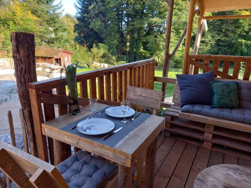 Balkons/terase, LA TENTE DU RANDONNEUR in Wegscheid