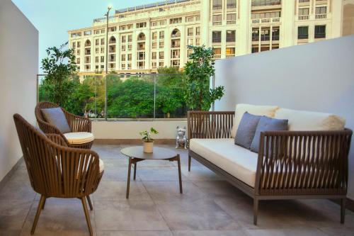 Balcony/terrace, INK Hotel in Al Jaddaf