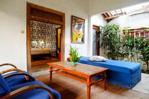 balkon/taras, d Omah Hotel Yogya in Bantul