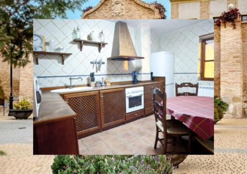 virtuve, Casa Rural Palacio de Bureta in Albeta