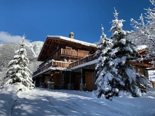 Chalet Ruitor, chalet 500 m2 luxueux de caractère gîte à louer Le Villard