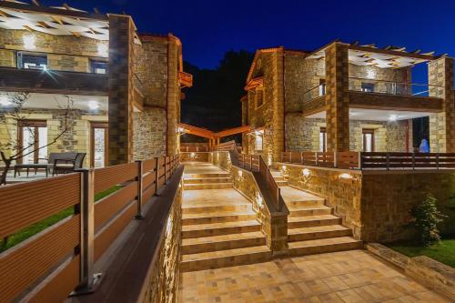 Exterior view, Faraggi Villas in Anogeia