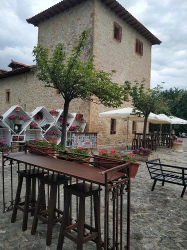 Erkély/terasz, Posada Torre Palacio La Taxuela in Villarcayo