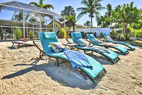 Waterfront Bradenton Home Heated Pool and Fire Pit